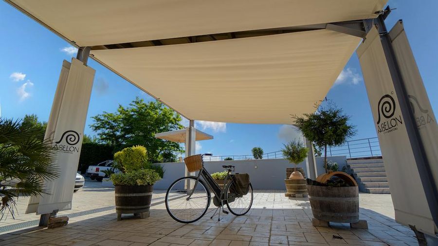 outside entrance at ktima britntziki